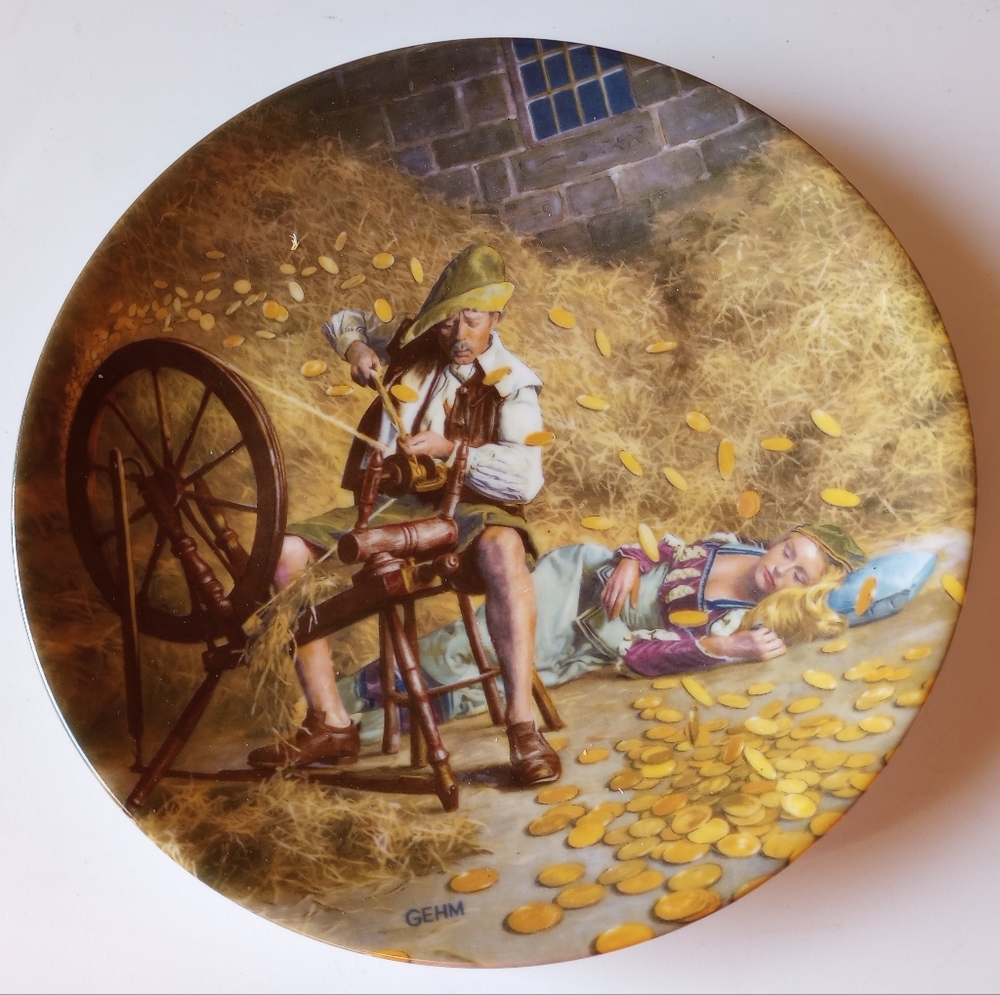 SIGNED 1981 German 'Rumpelstilzchen' Collector Plate